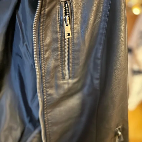 Levi's Levi Strauss & Company Faux Leather Motorcycle Jacket NEW 2X/XXL - Picture 11 of 16